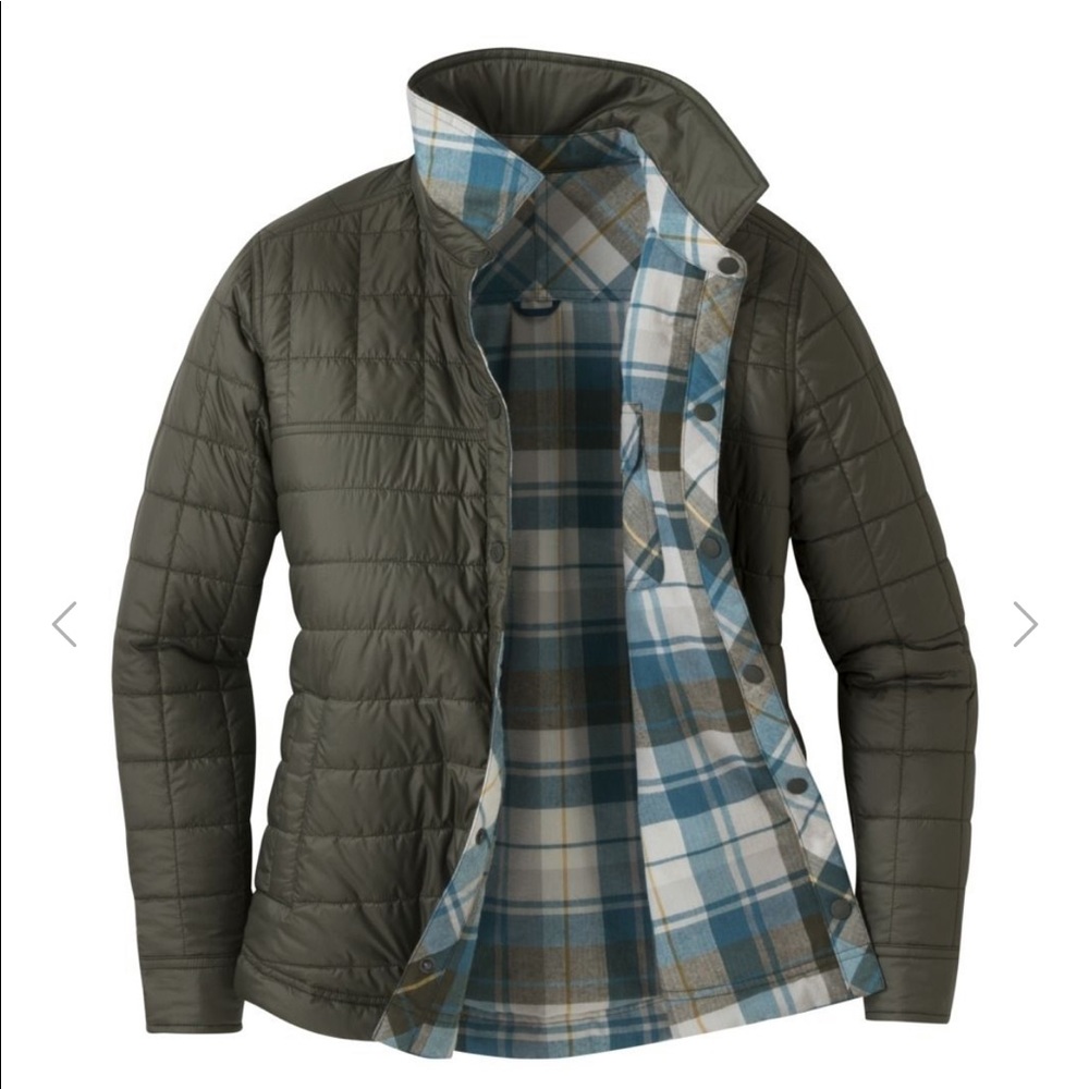 Outdoor Research Kalaloch Reversible Shirt Jacket xl like new